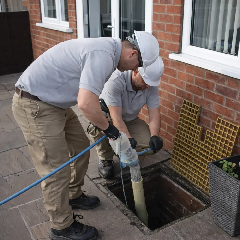Blocked drain repair service in Woolwich